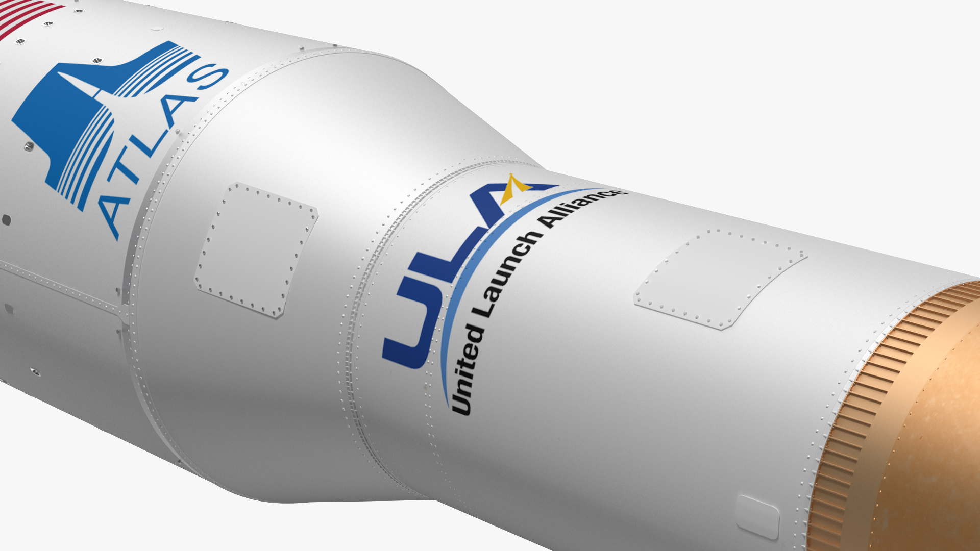 Atlas 500 Series Expendable Launch Vehicle 3D