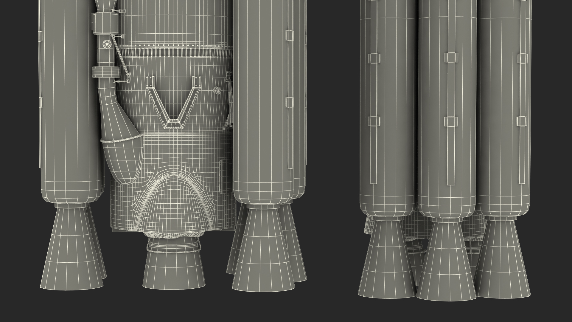 Atlas 500 Series Expendable Launch Vehicle 3D
