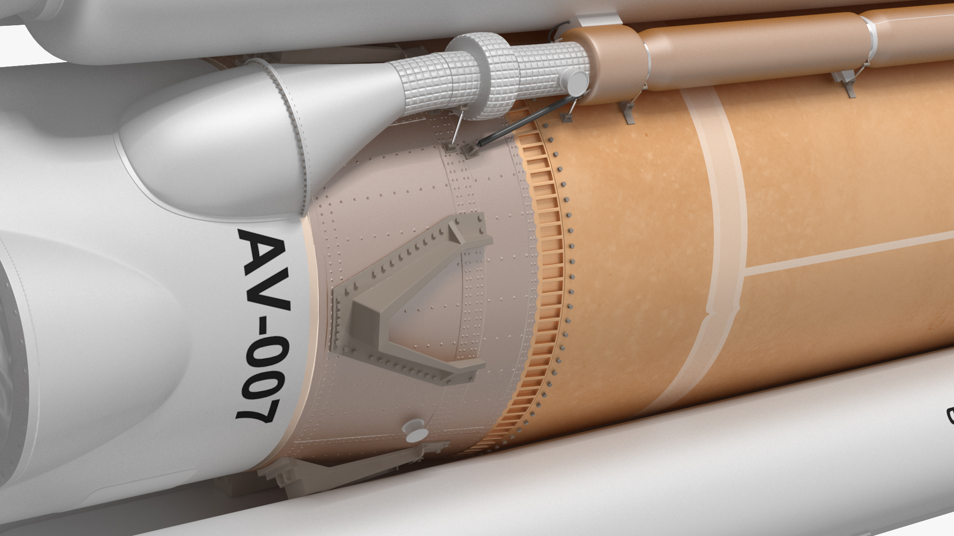 Atlas 500 Series Expendable Launch Vehicle 3D