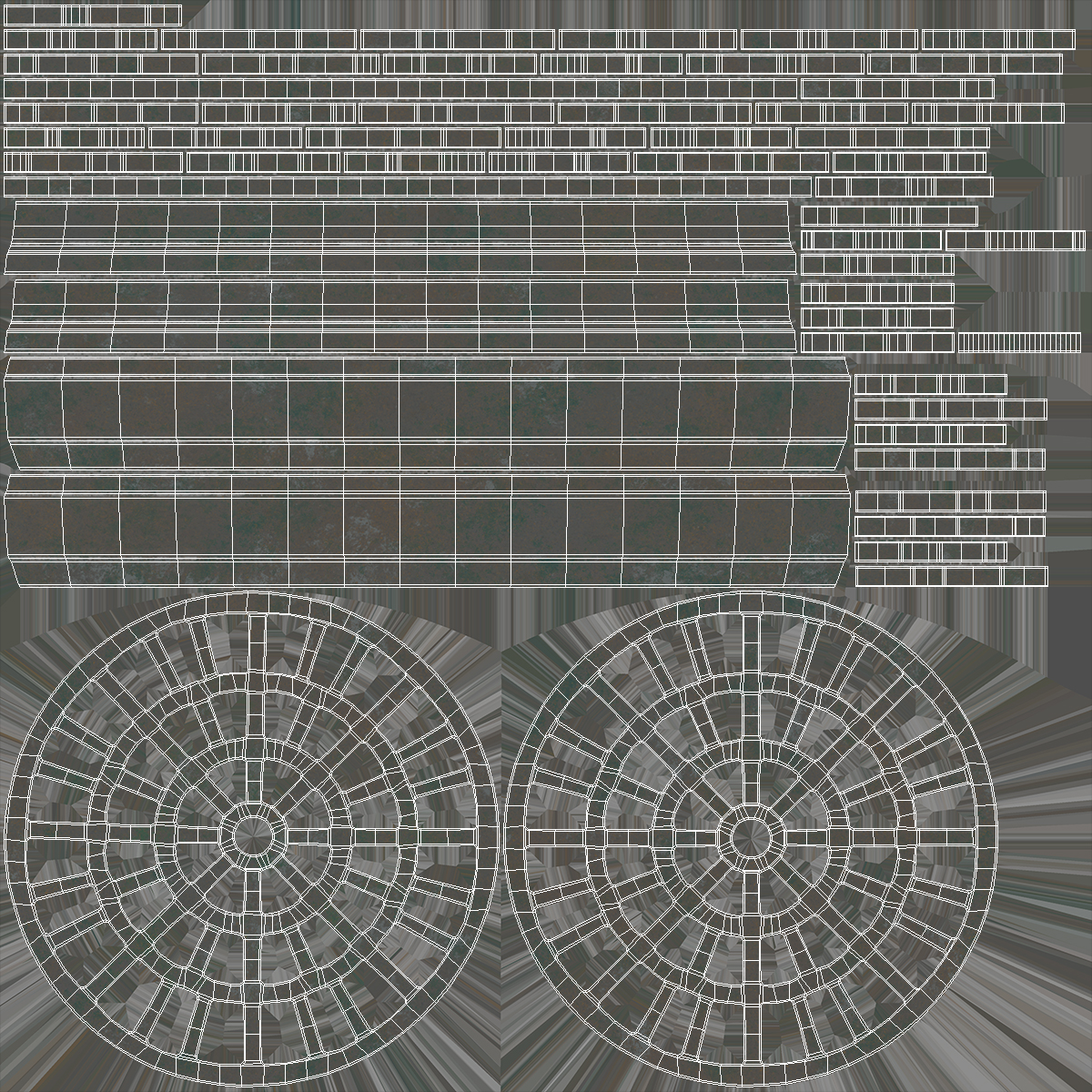 3D Water Drain Cover Round model