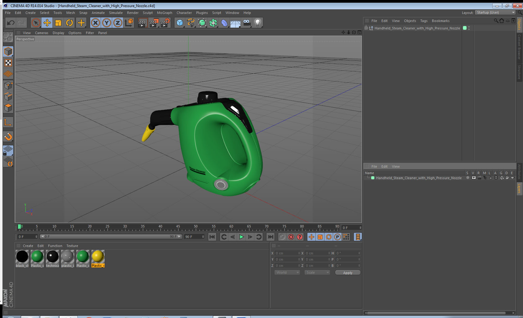 3D Handheld Steam Cleaner with High Pressure Nozzle model