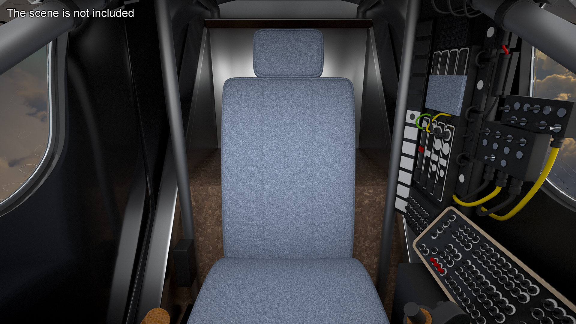 Solar Plane Skydweller Rigged 3D model