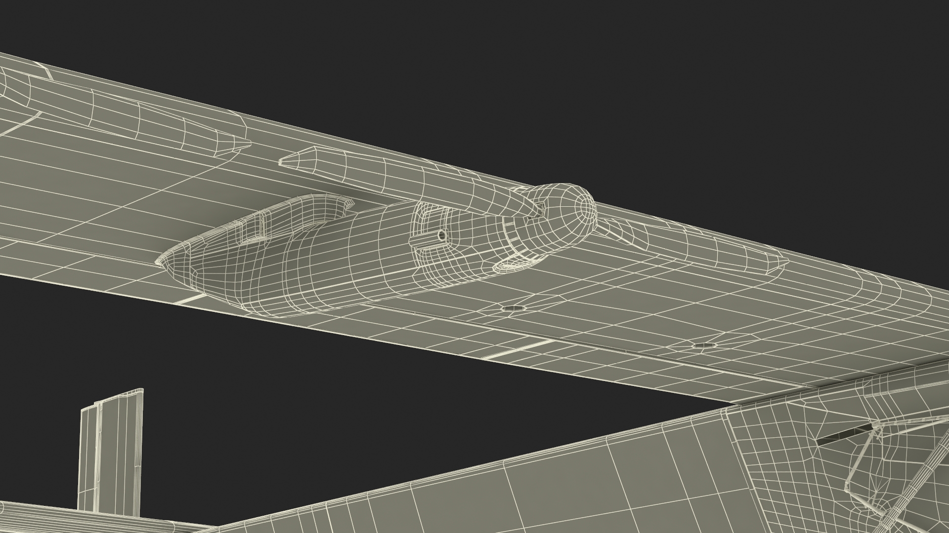 Solar Plane Skydweller Rigged 3D model