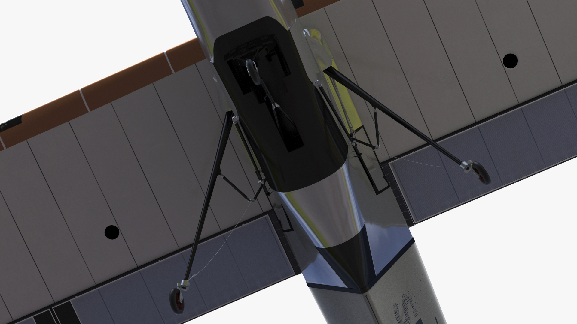 Solar Plane Skydweller Rigged 3D model
