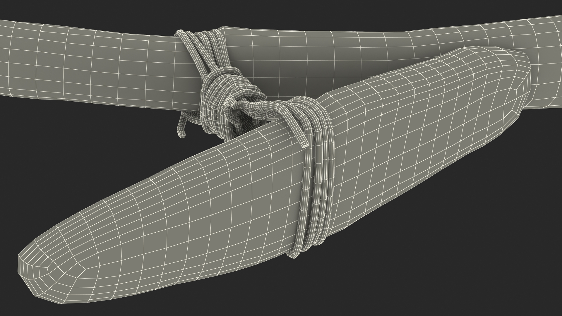 3D Ancient Egyptian Wooden Plow model