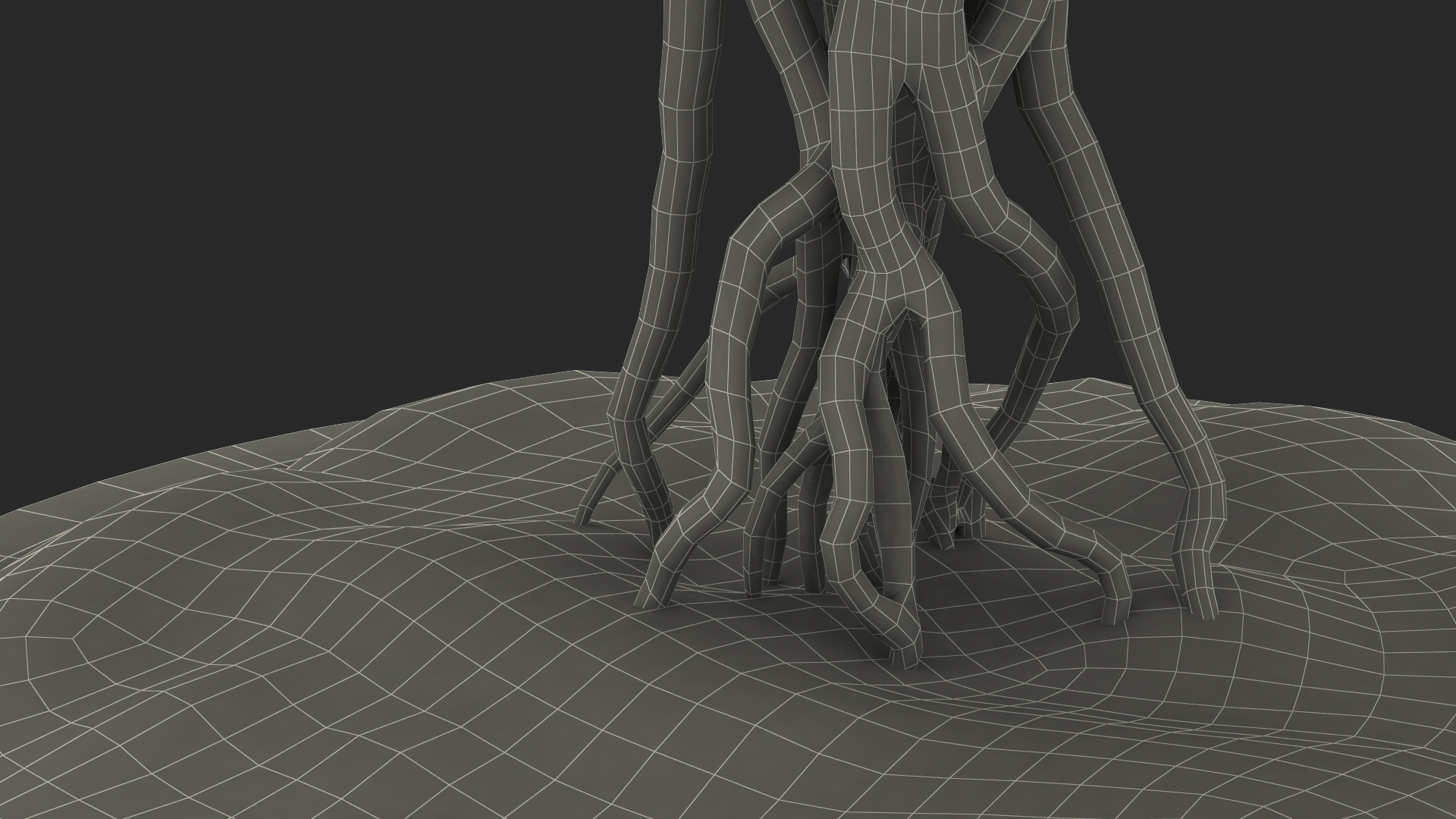 3D Bonsai Tree in Plastic Pot