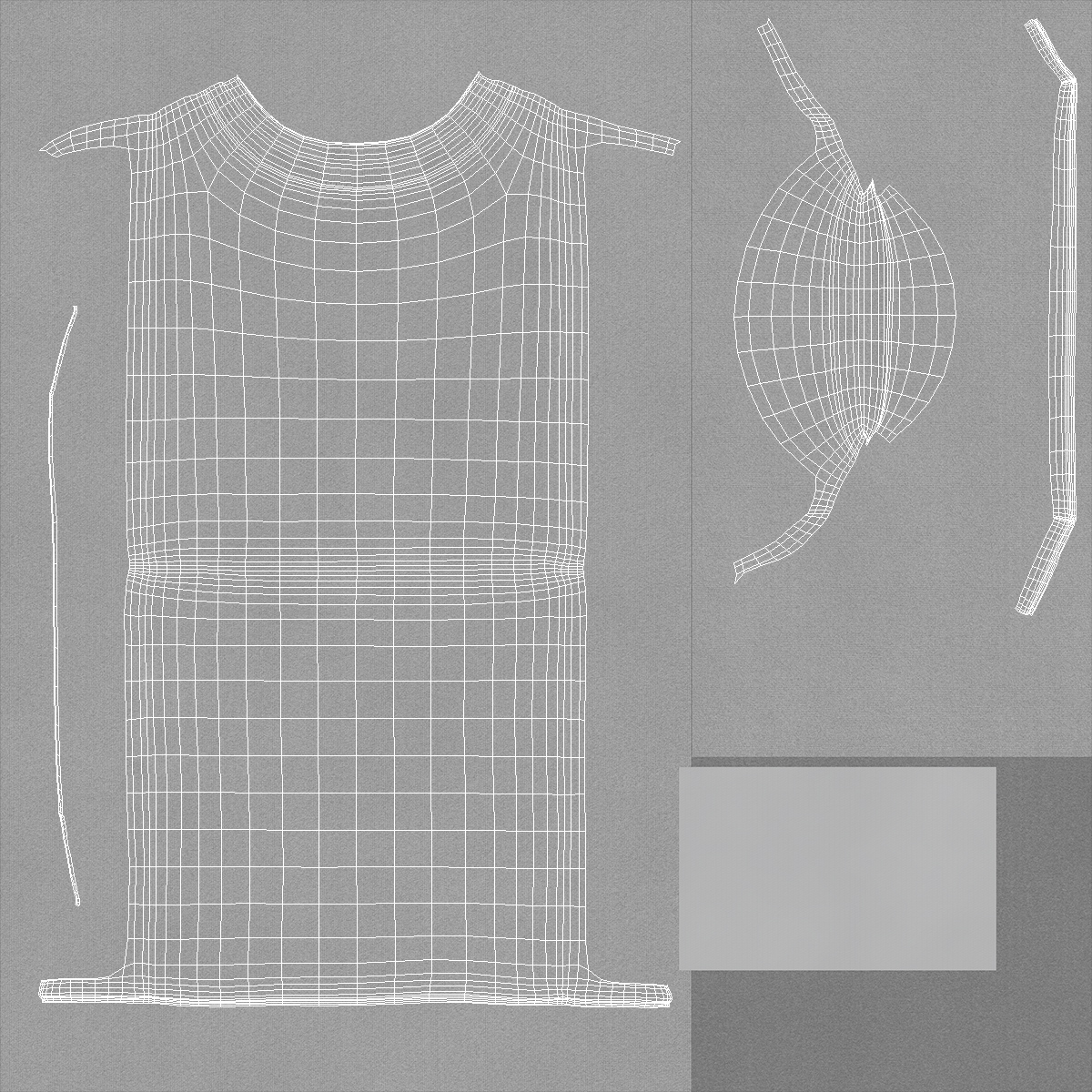 3D model T-shirt with Dome Security Tag