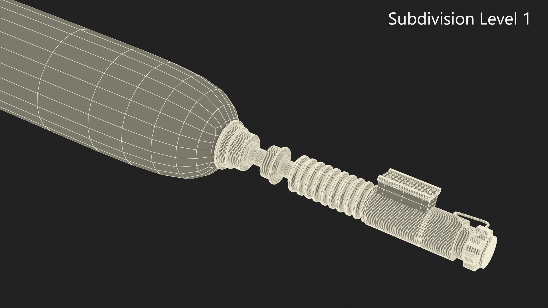 3D model Luke Skywalker Lightsaber