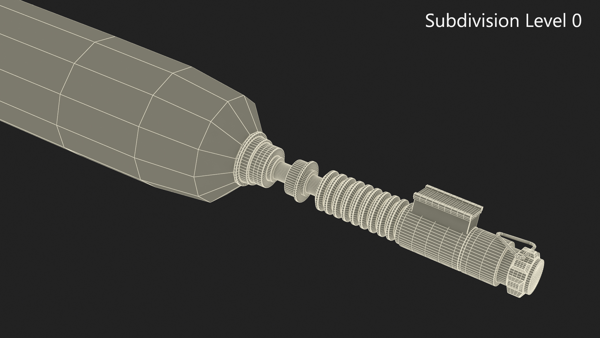3D model Luke Skywalker Lightsaber