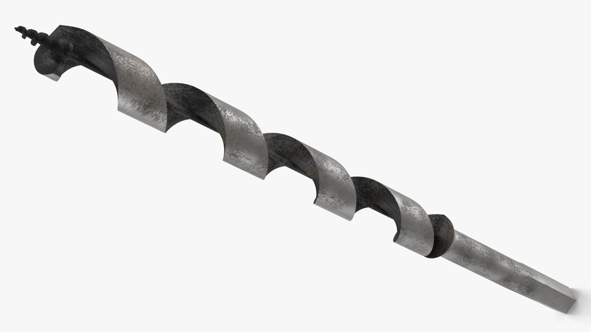 3D model Wood Boring Auger Bit Old