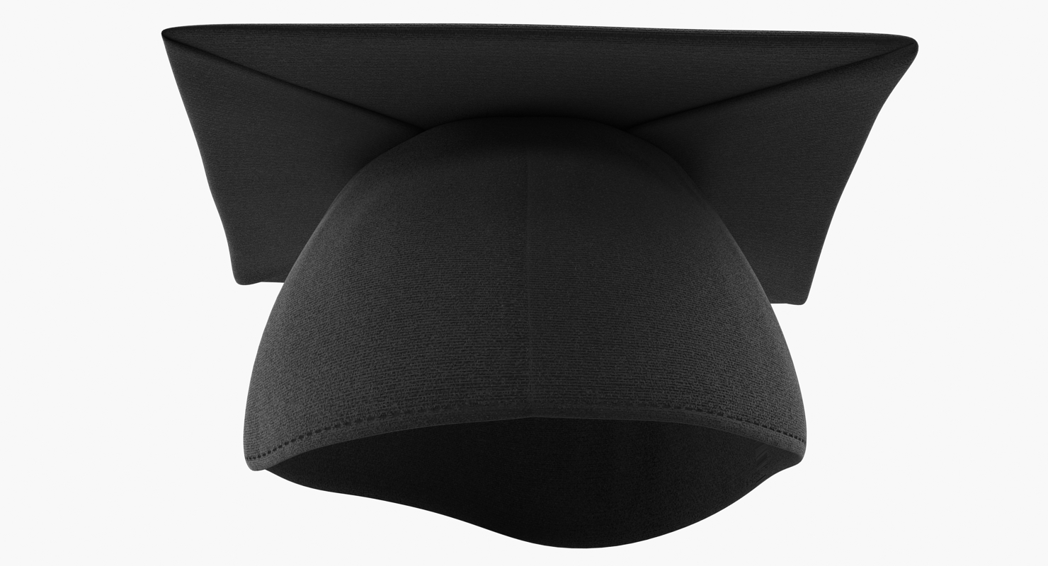 3D model Black Graduation Cap