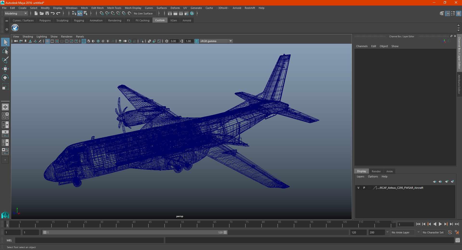 3D RCAF Airbus C295 FWSAR Aircraft
