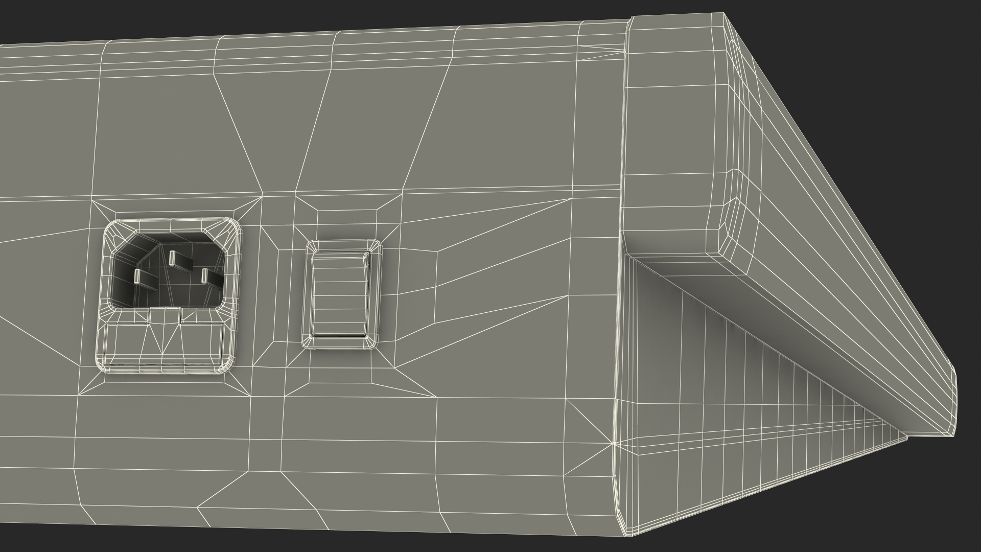 Analog Mixer Recorder On 3D model