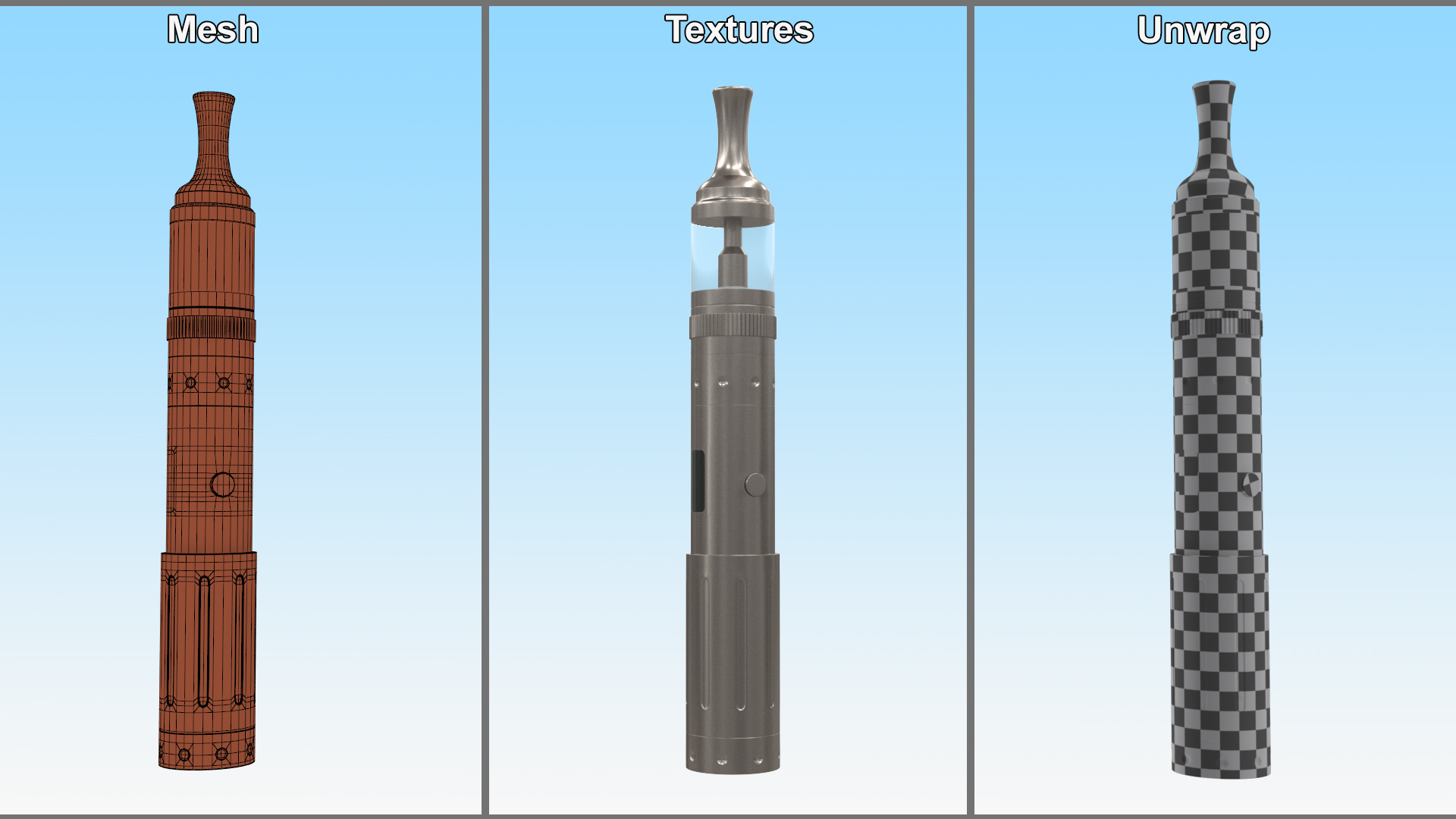 Electronic Cigarette Vape Pen 3D model