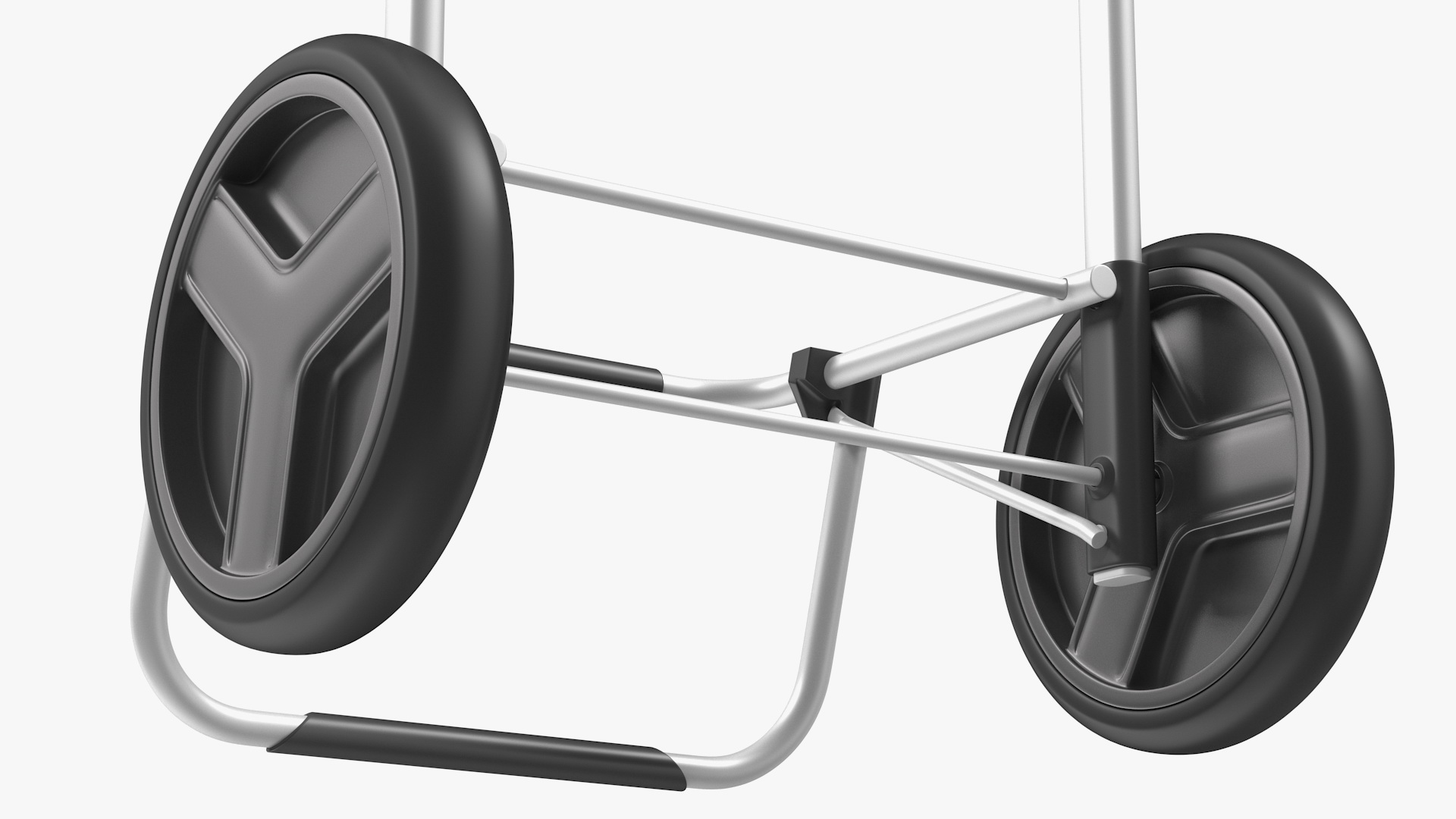 3D model Two Wheel Compact Luggage Cart