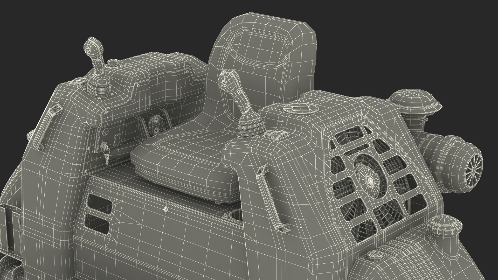 3D Grout Machine model