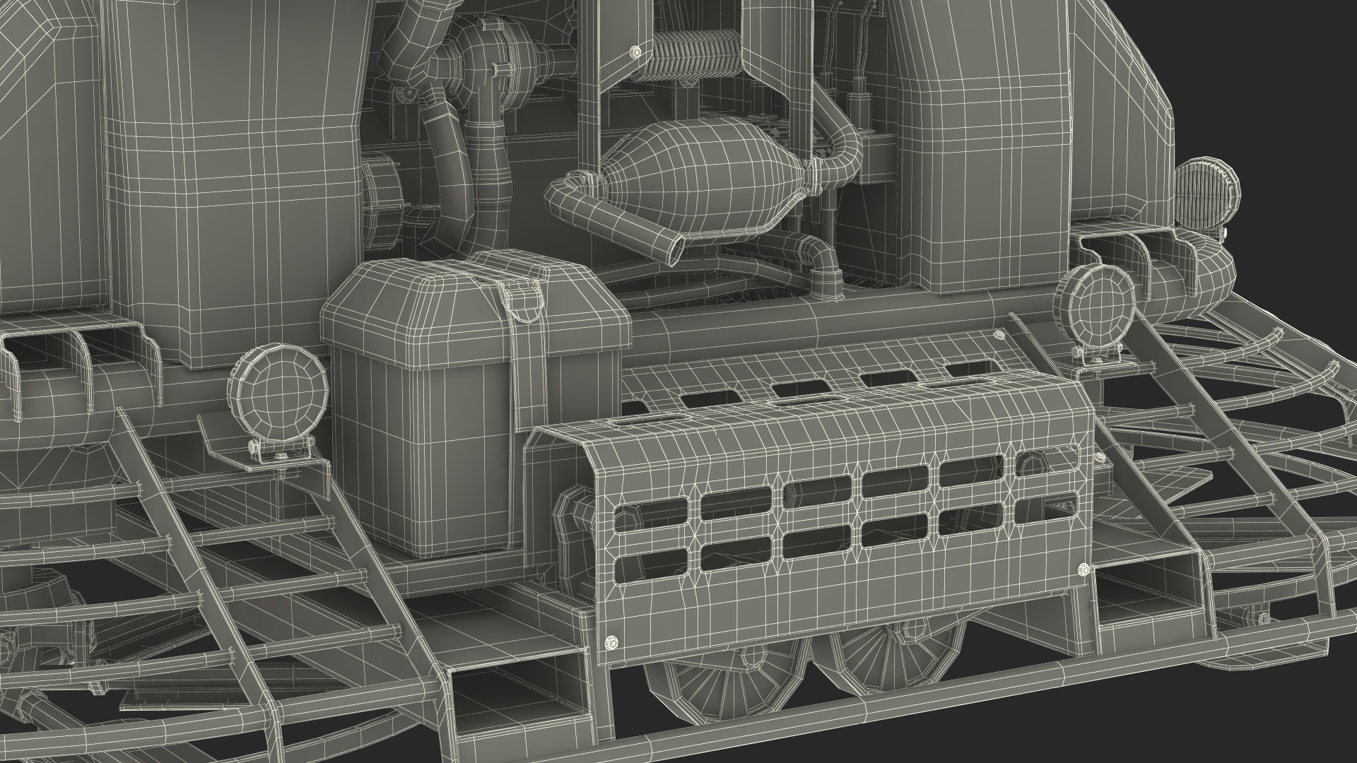 3D Grout Machine model