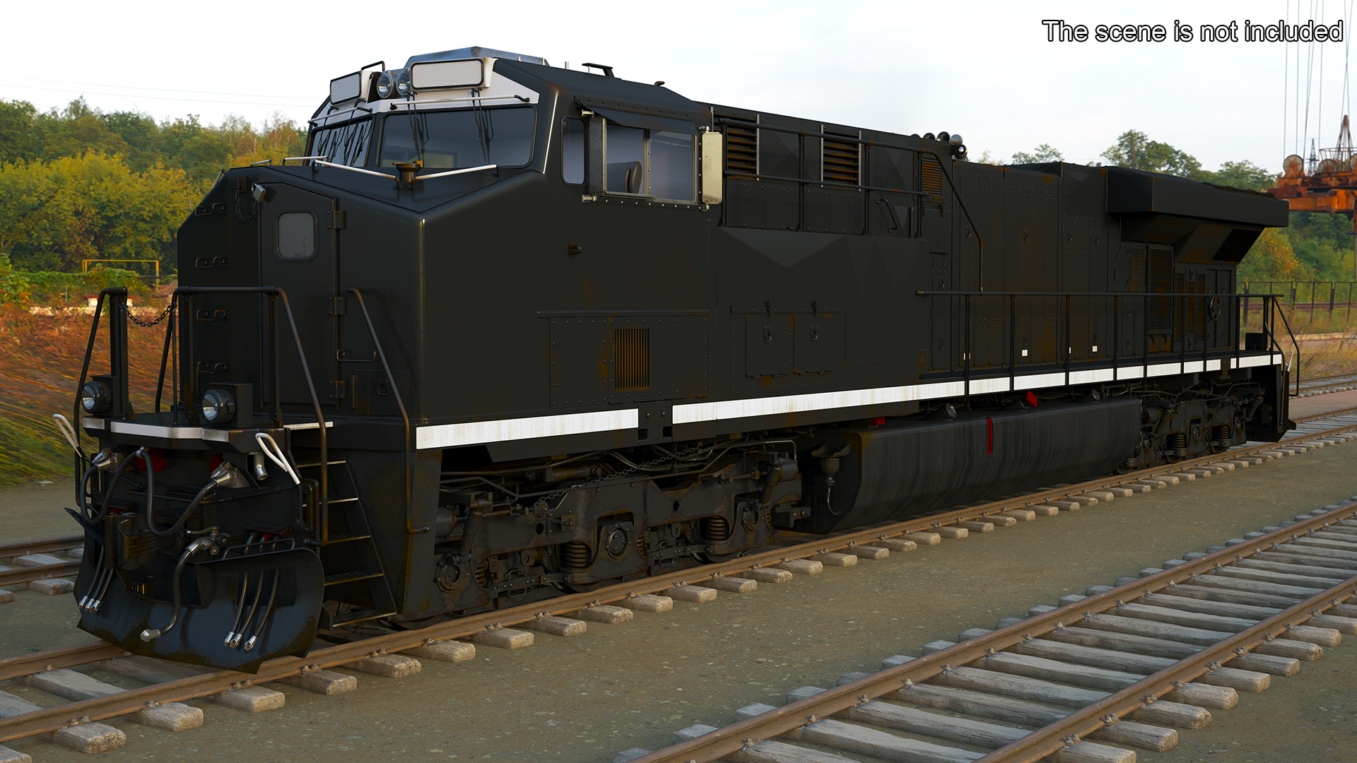 USA Diesel Locomotives 3D