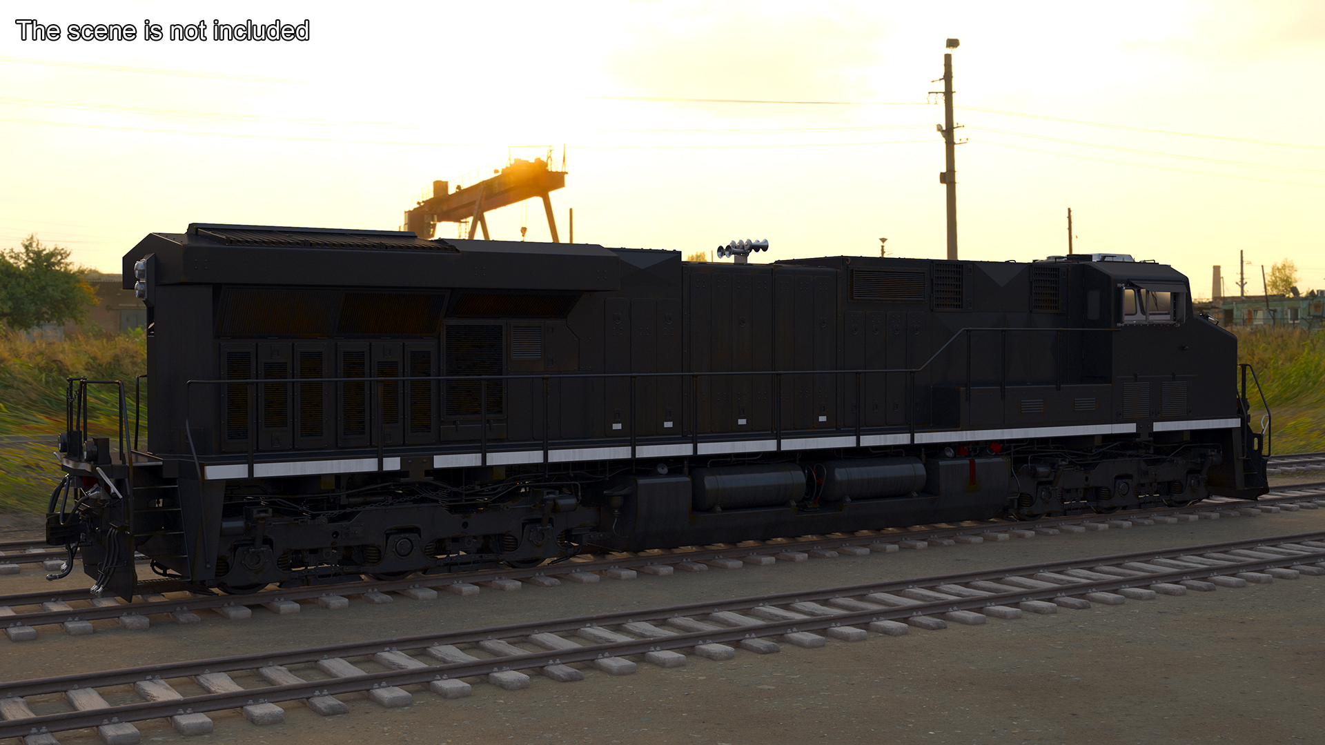 USA Diesel Locomotives 3D