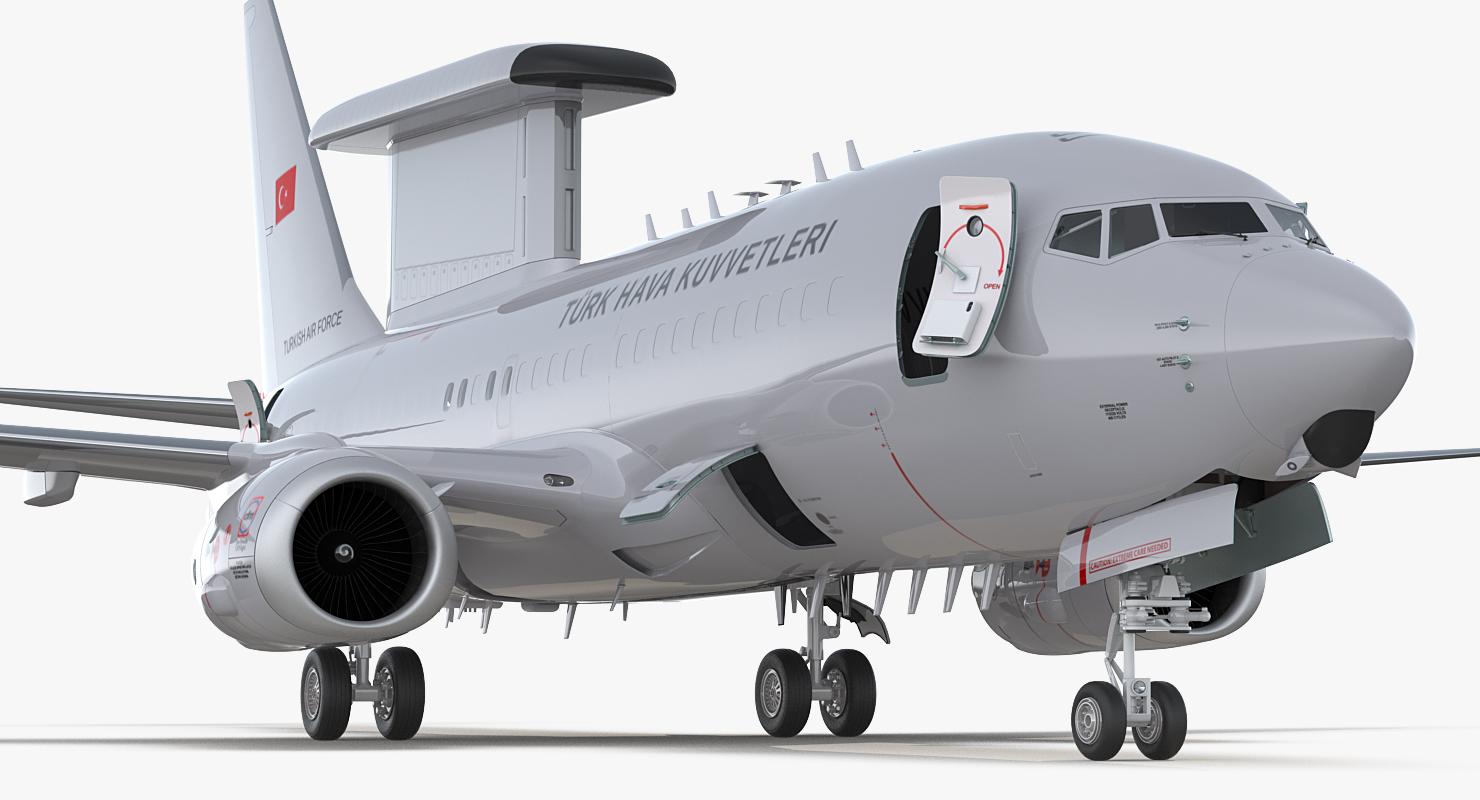 Boeing 737 7ES Peace Eagle Turkish Turkish Air Force 3D