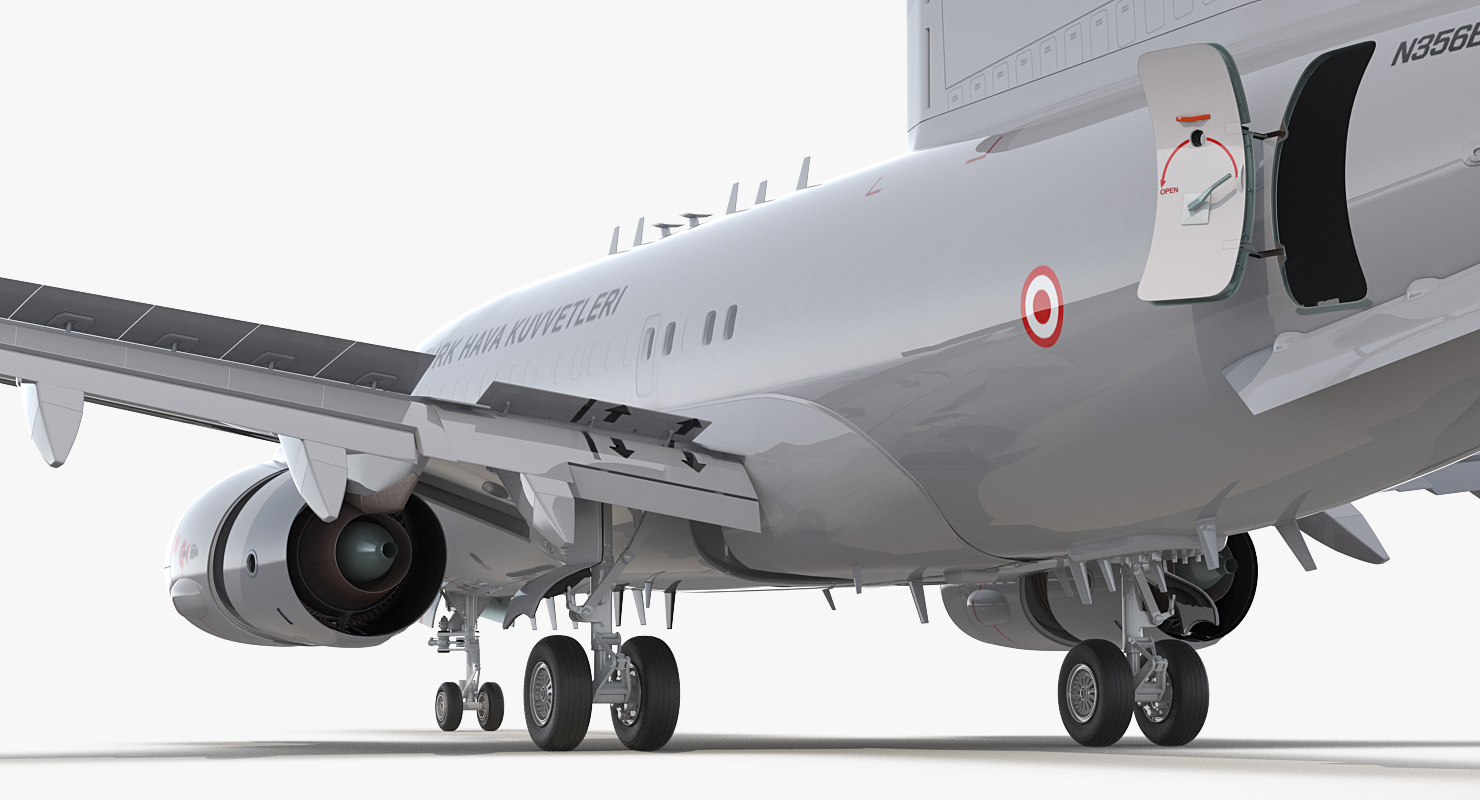 Boeing 737 7ES Peace Eagle Turkish Turkish Air Force 3D