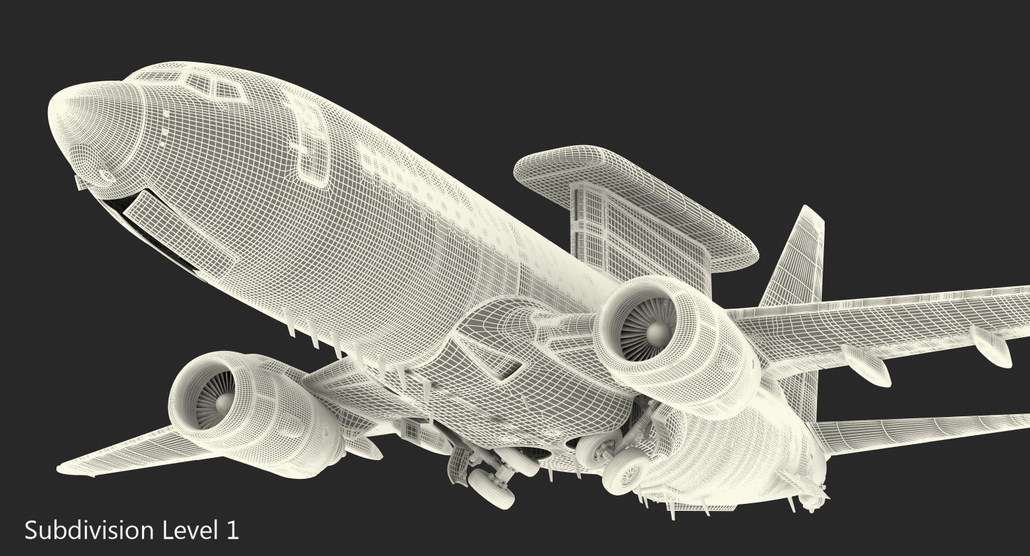 Boeing 737 7ES Peace Eagle Turkish Turkish Air Force 3D
