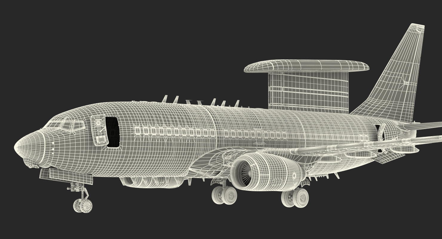 Boeing 737 7ES Peace Eagle Turkish Turkish Air Force 3D