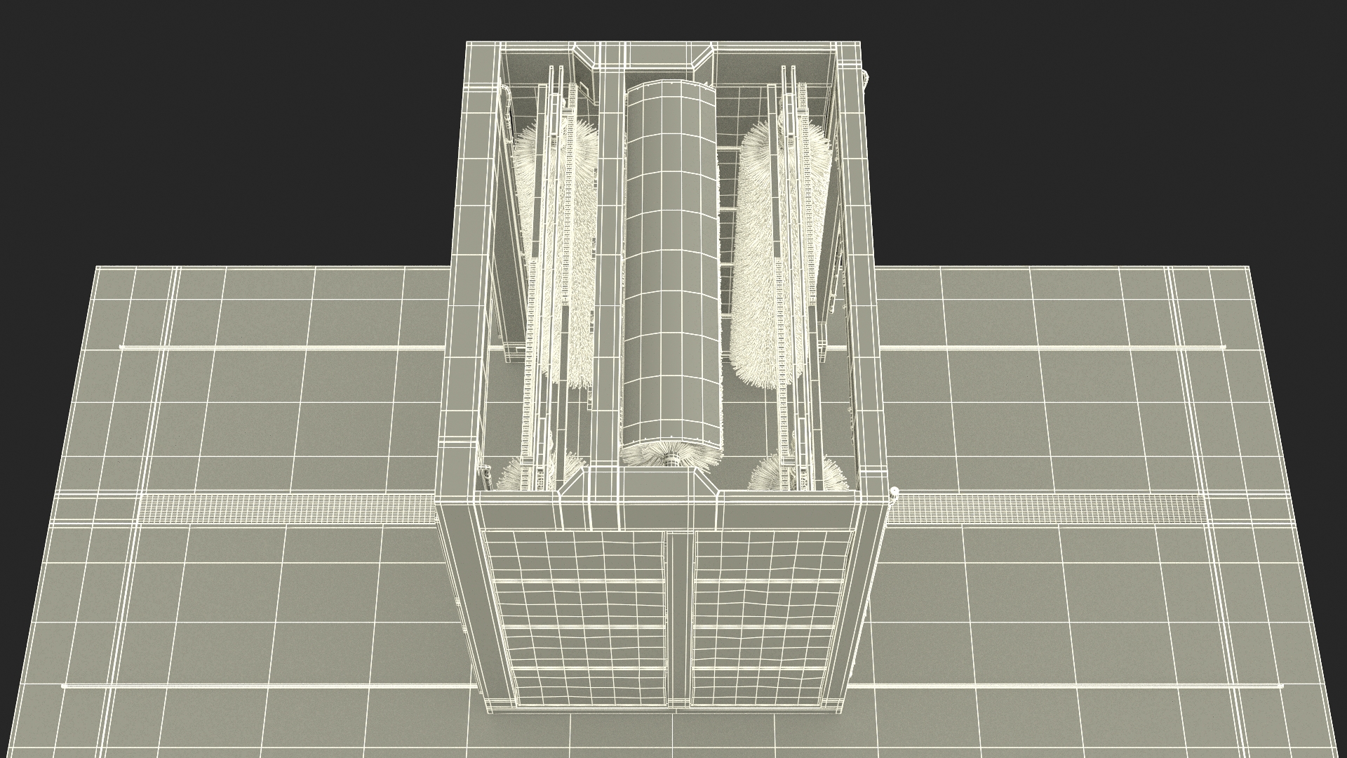 3D Automatic Bus Wash model