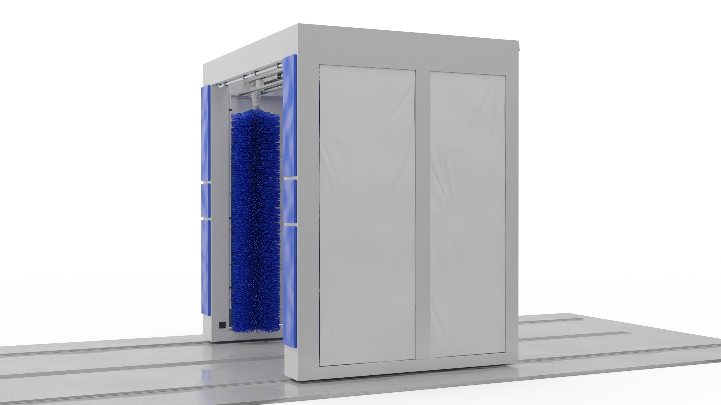 3D Automatic Bus Wash model