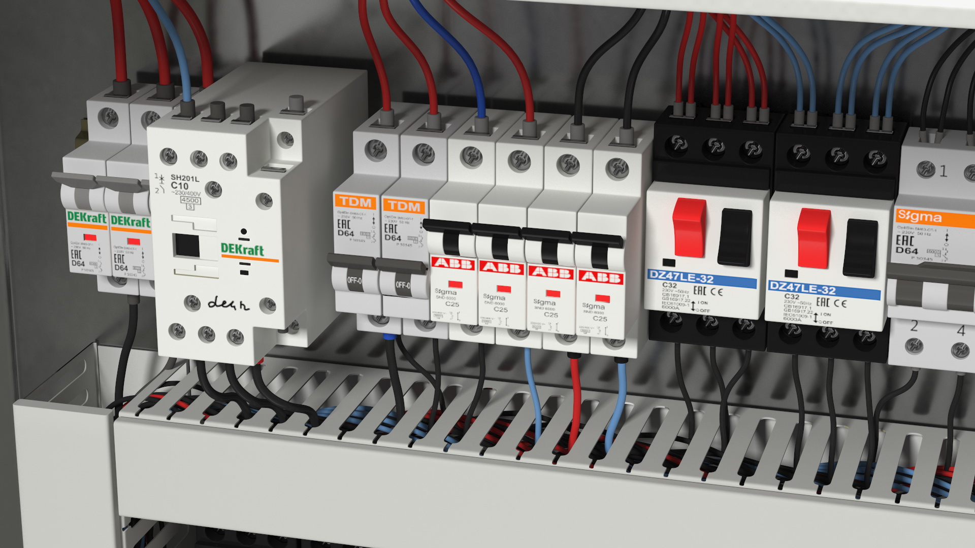 3D Electrical Panel