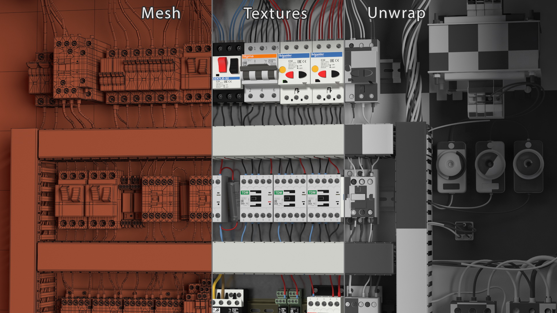 3D Electrical Panel