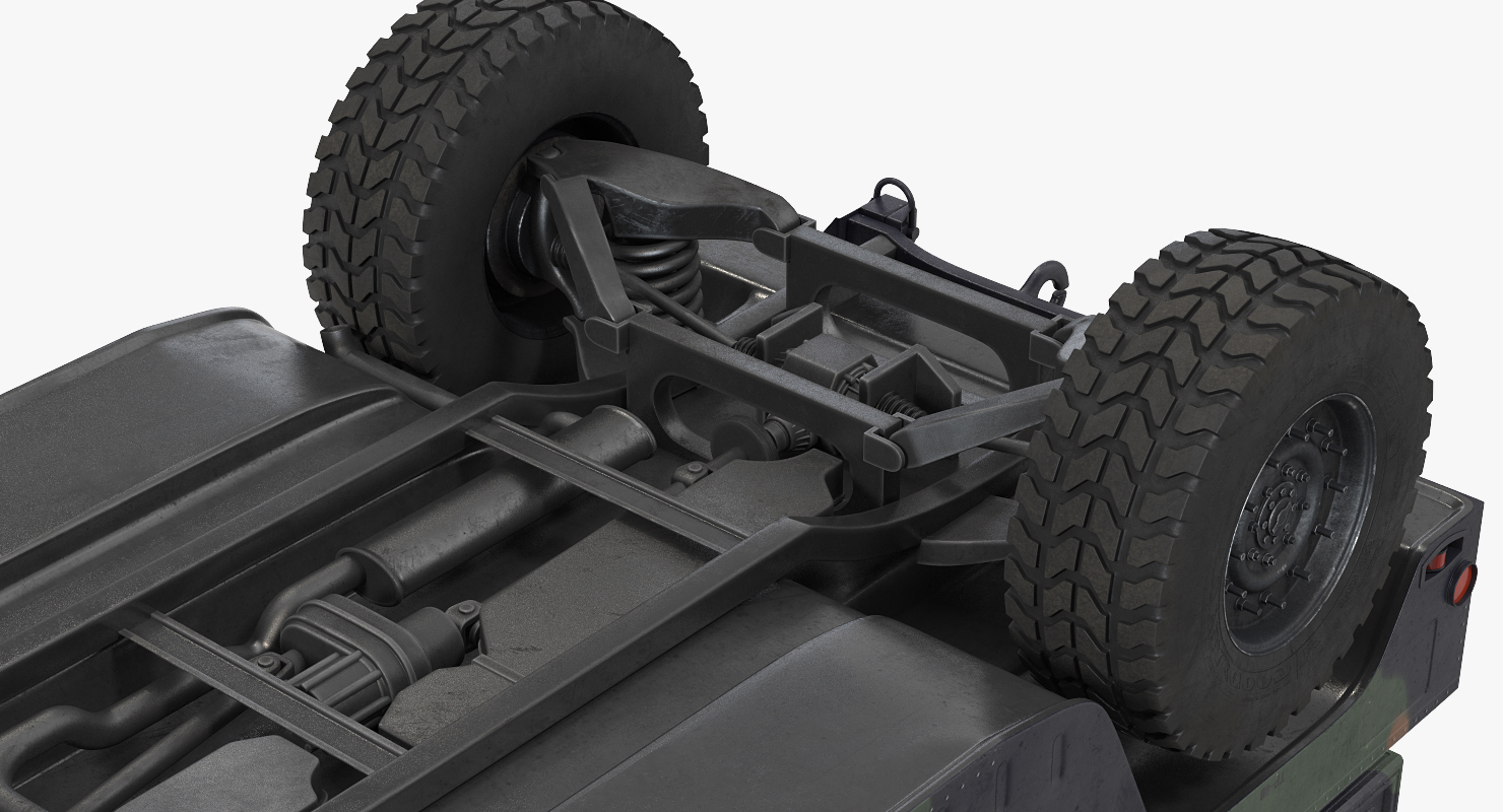 Shelter HMMWV m1037 Camo 3D model