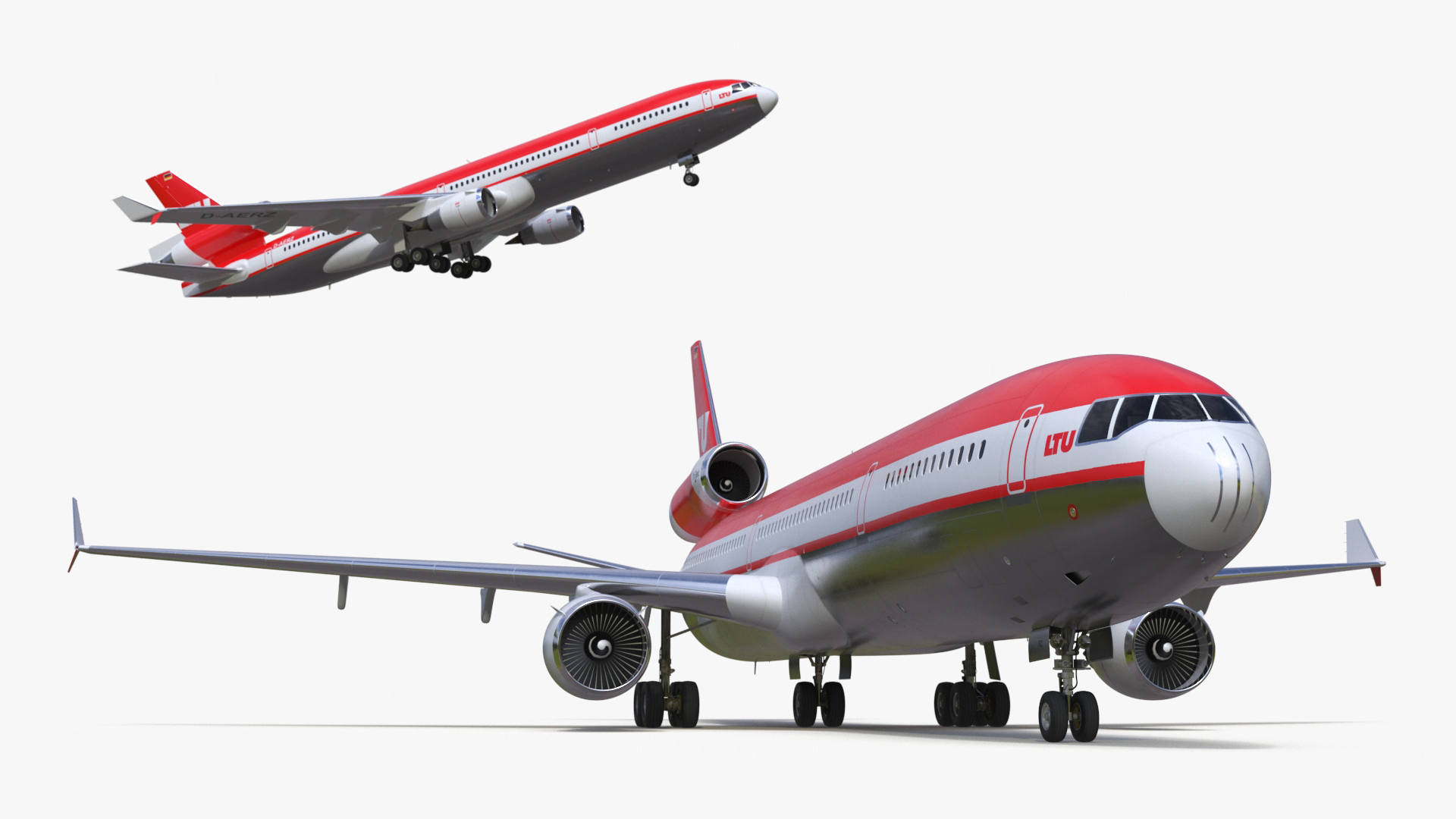 LTU International Airways McDonnell Douglas MD-11 3D model