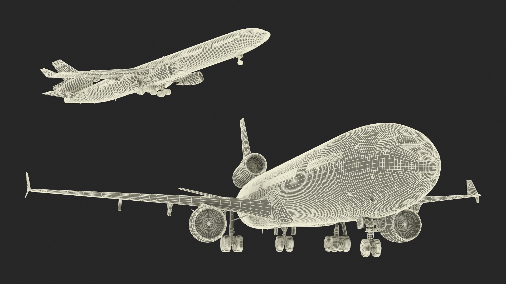 LTU International Airways McDonnell Douglas MD-11 3D model