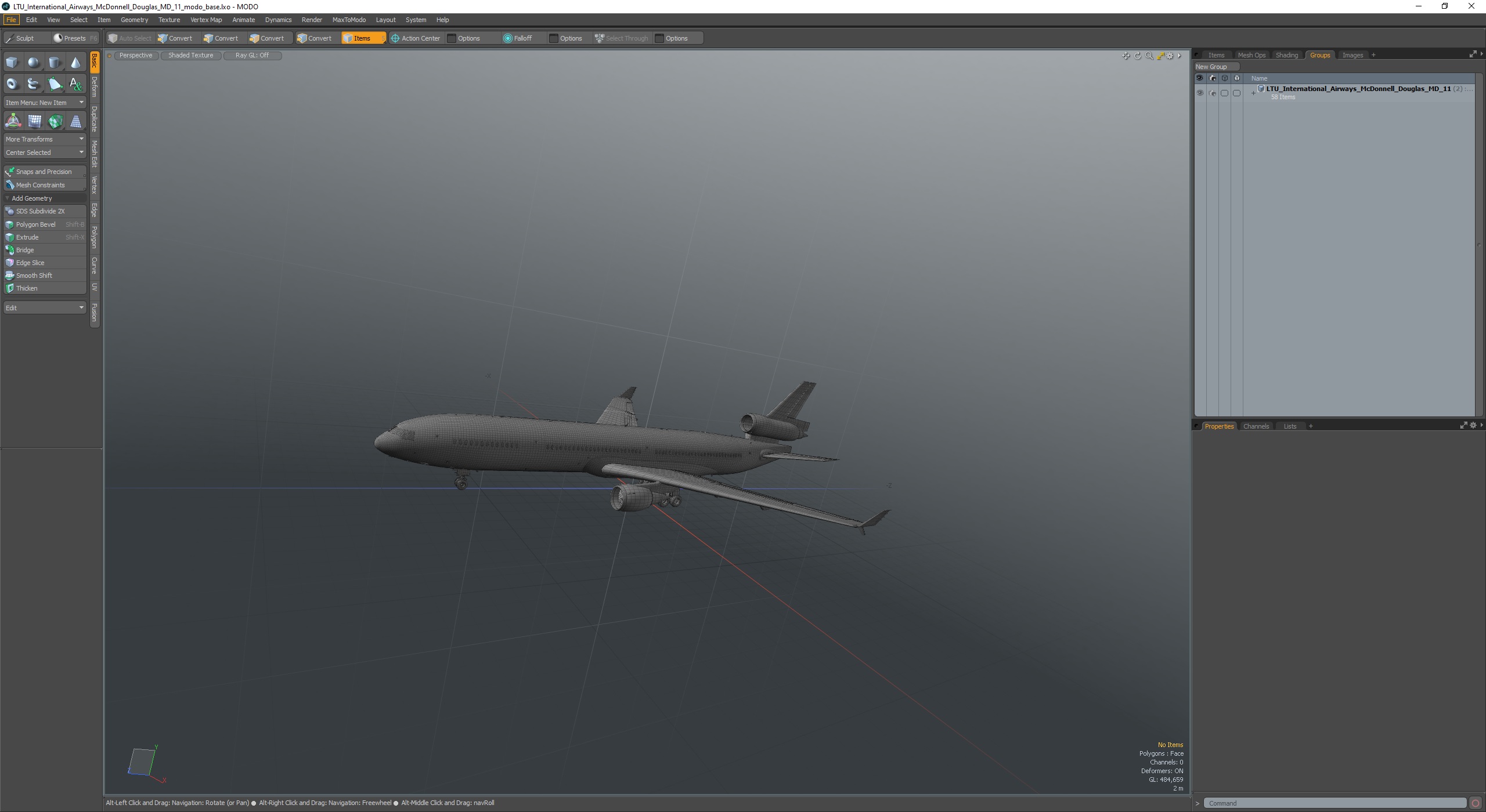 LTU International Airways McDonnell Douglas MD-11 3D model