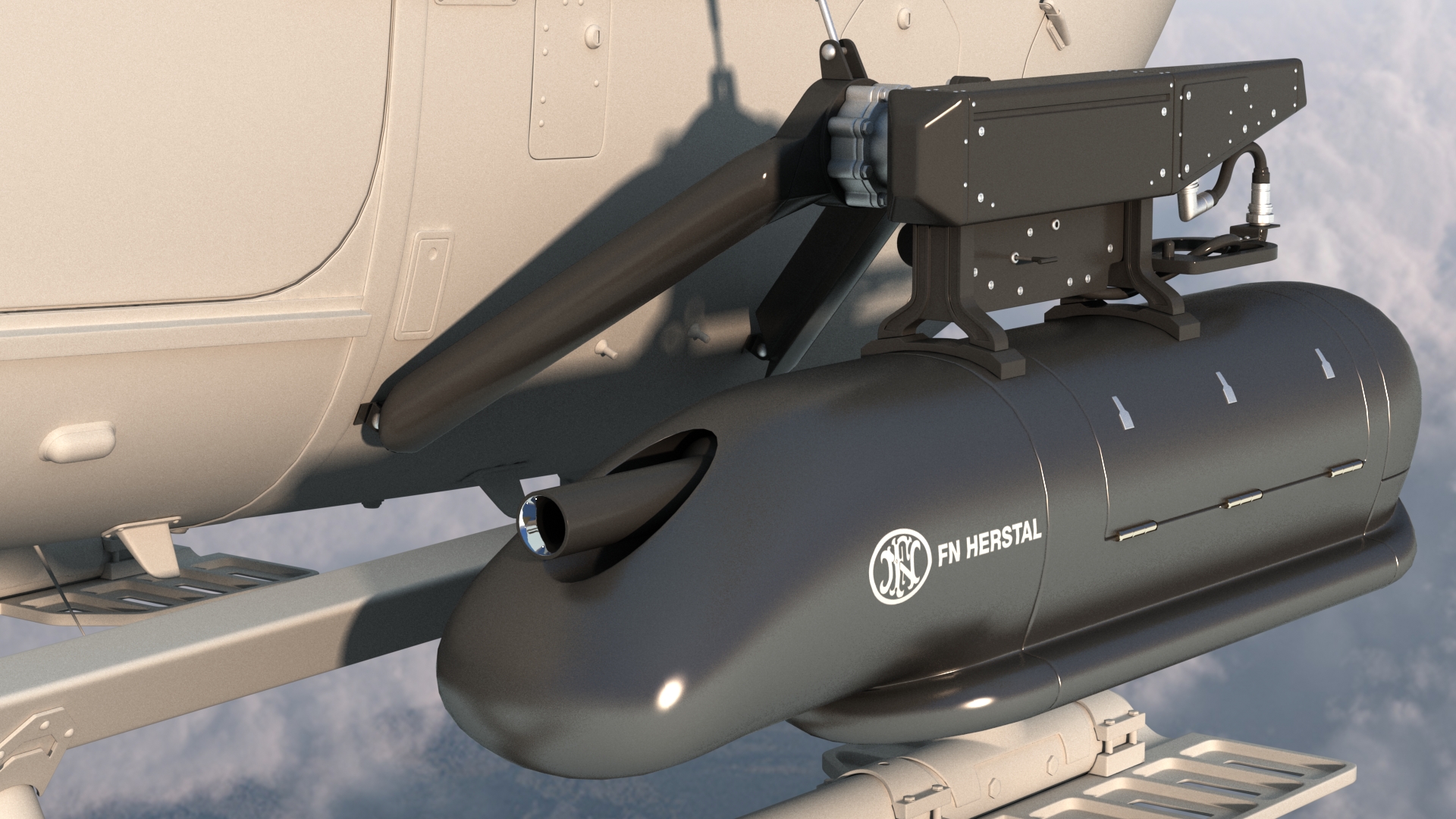 3D model Helicopter Armament Subsystems