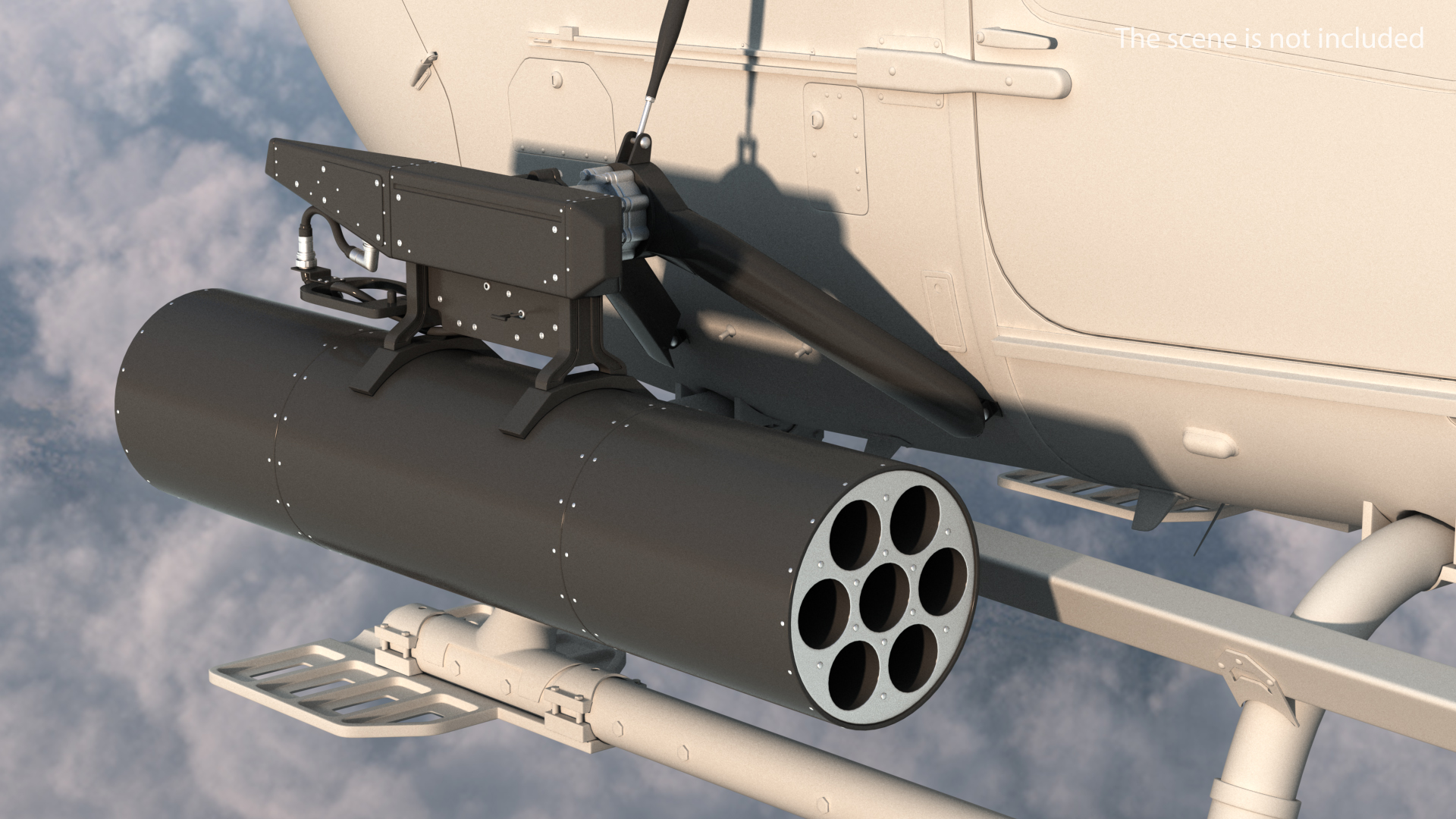3D model Helicopter Armament Subsystems