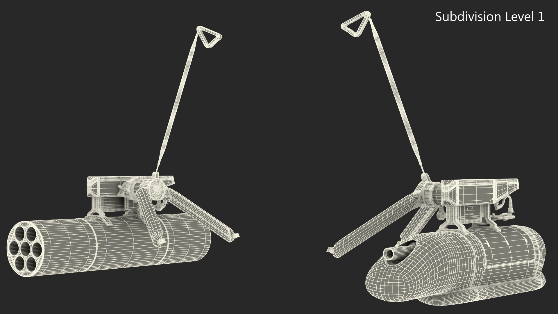 3D model Helicopter Armament Subsystems