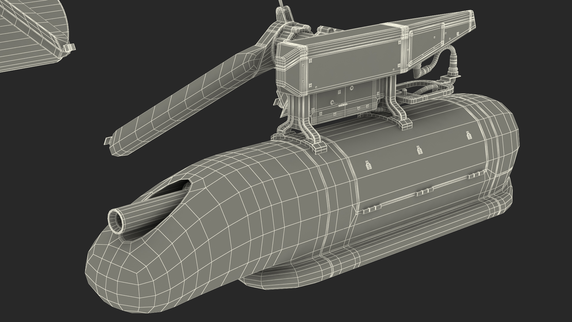 3D model Helicopter Armament Subsystems