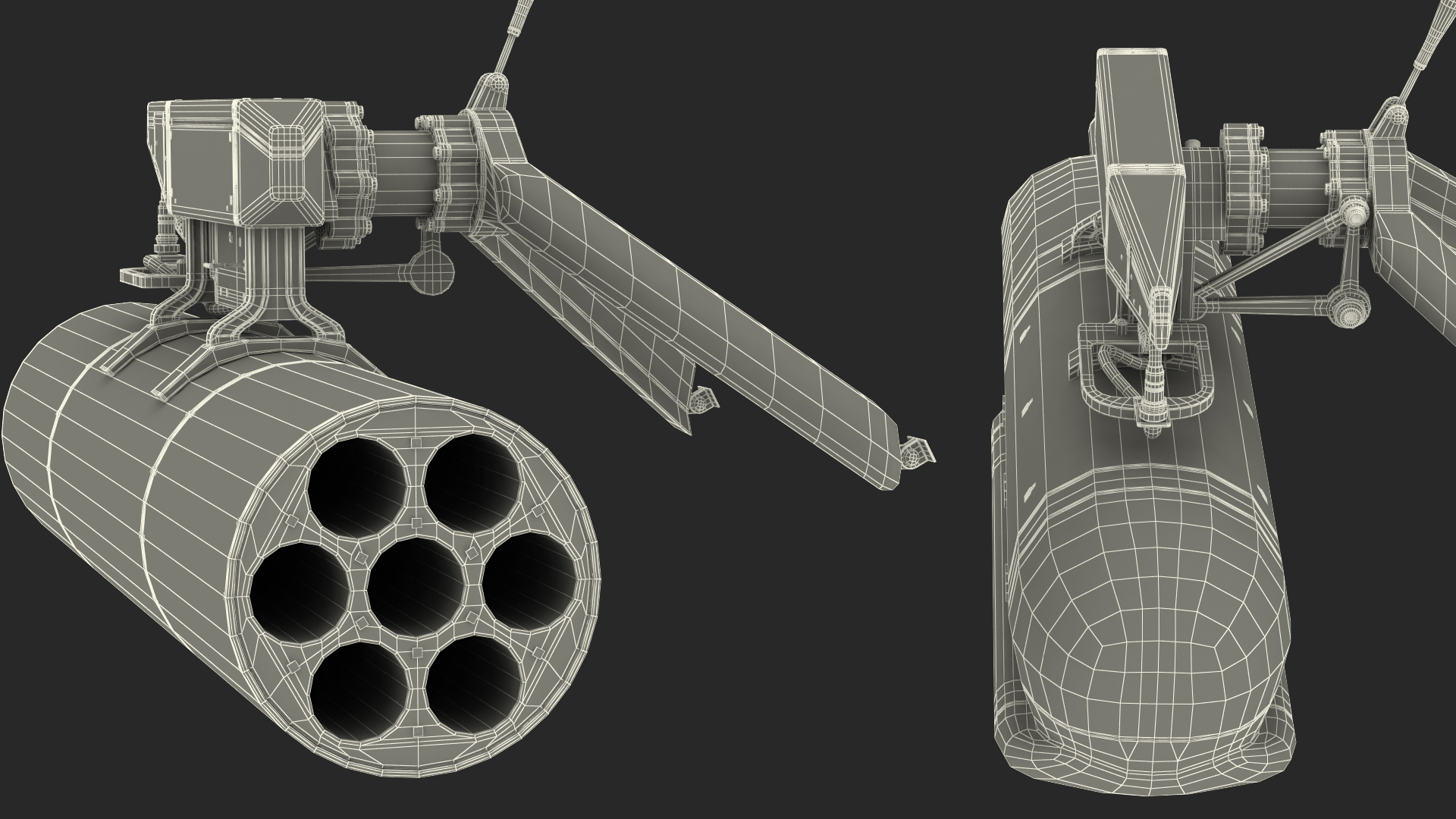 3D model Helicopter Armament Subsystems
