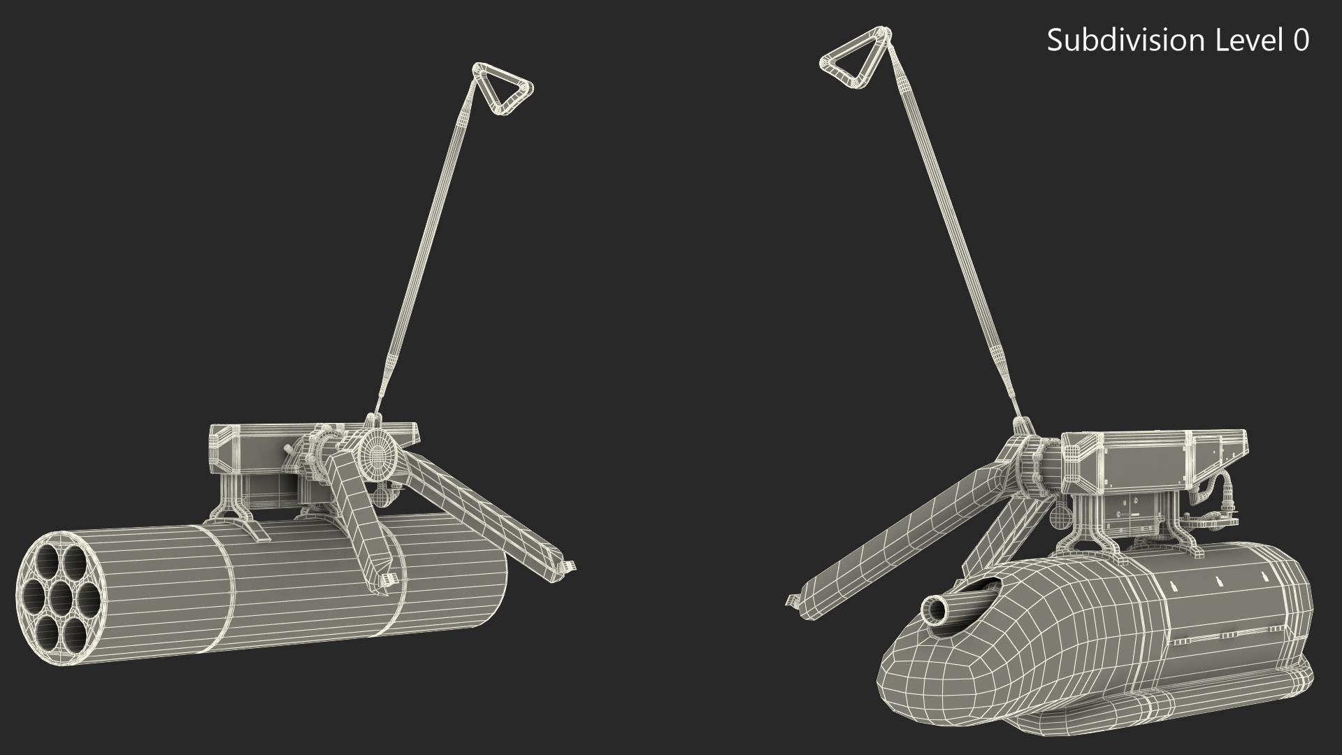 3D model Helicopter Armament Subsystems