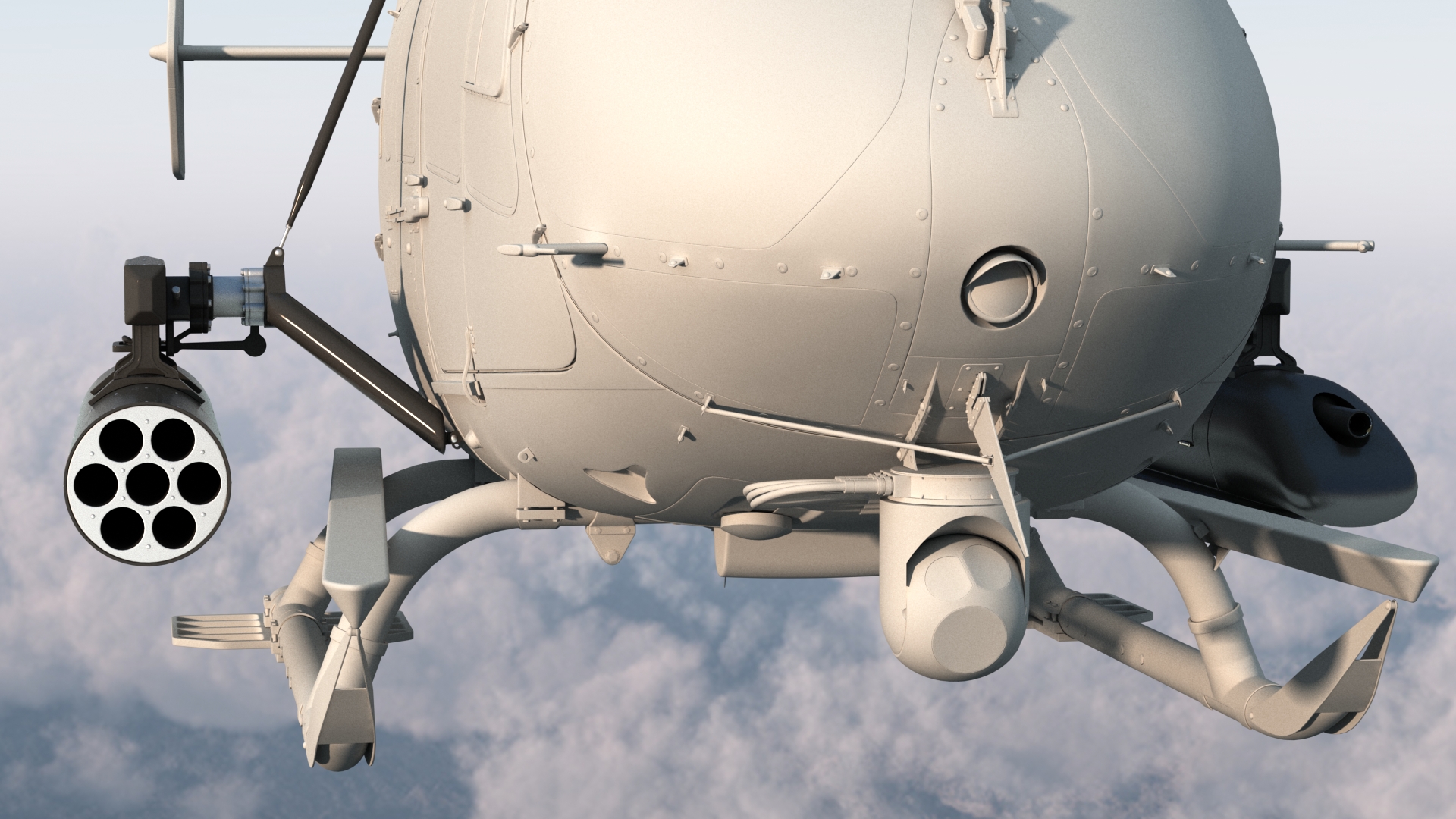 3D model Helicopter Armament Subsystems