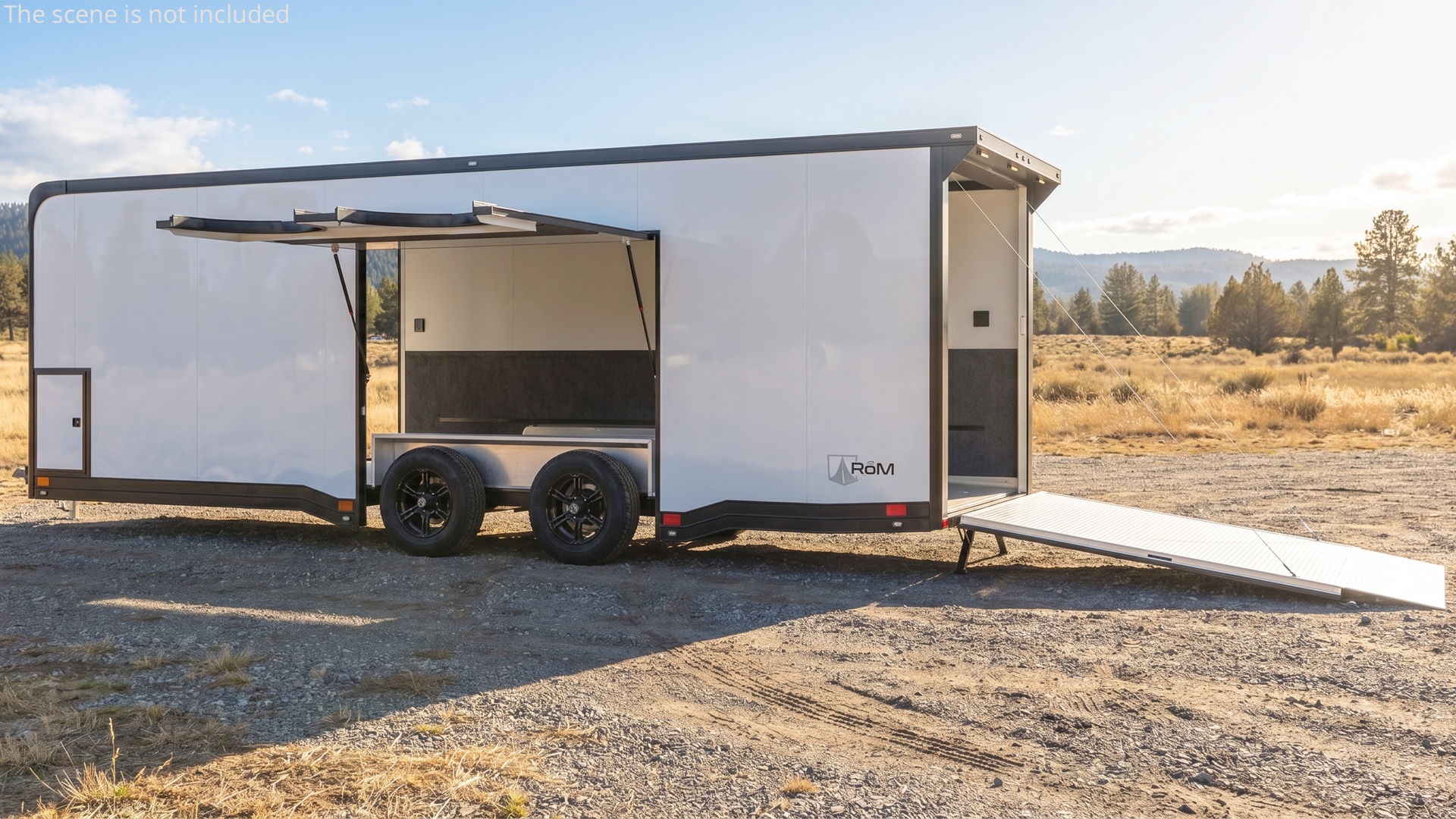 Enclosed Auto Transport Trailer - Simplified