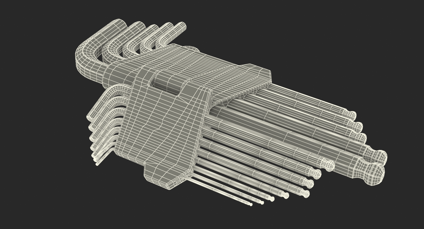 3D Hex Key Wrenches