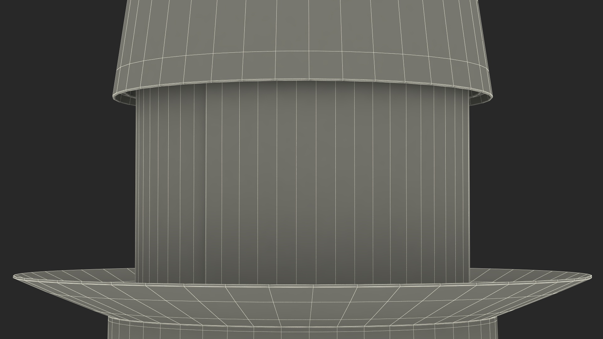 3D Fireplace Focus Creation Empty White