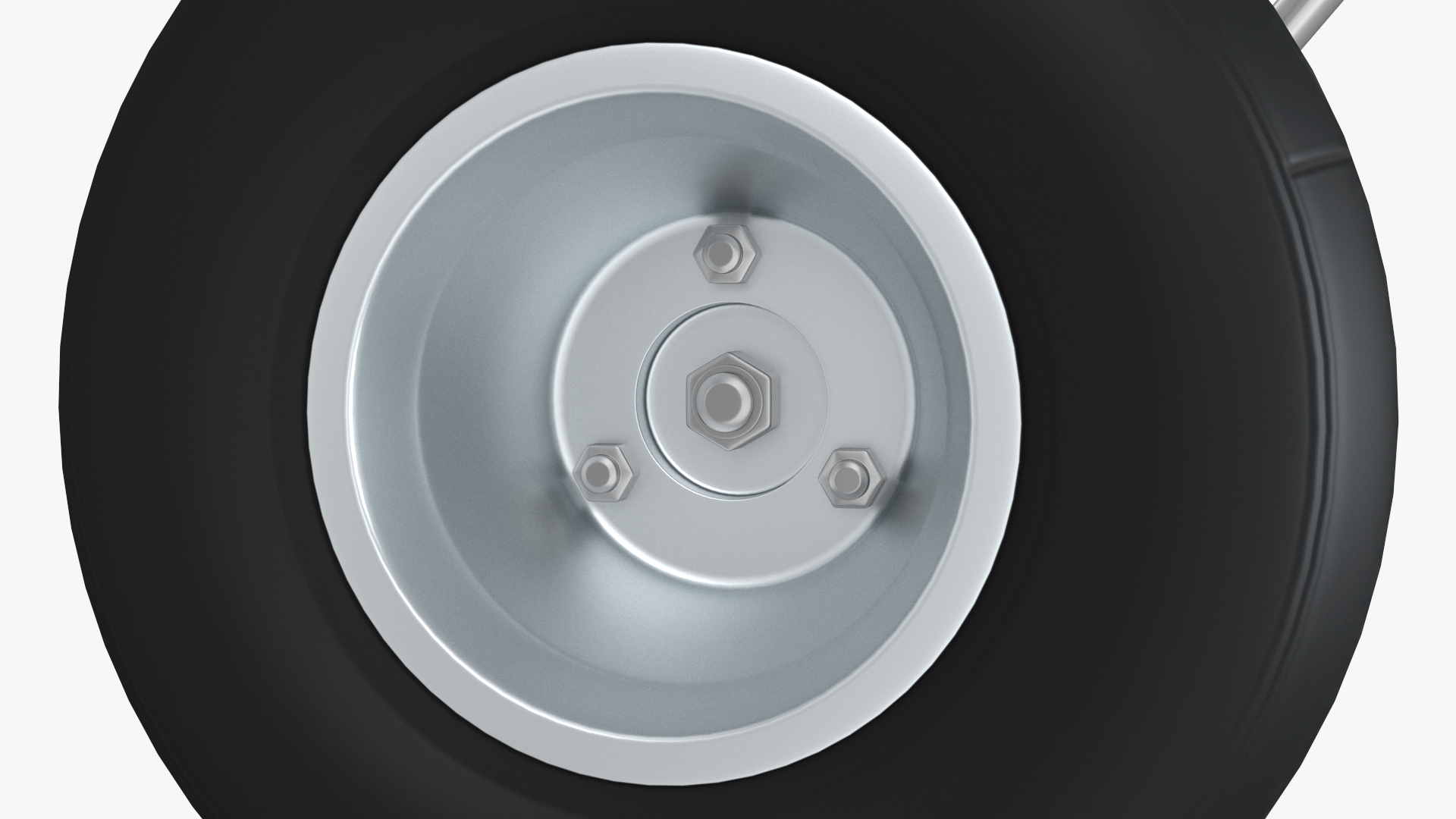 3D model Kart Front Steering Wheel Axle