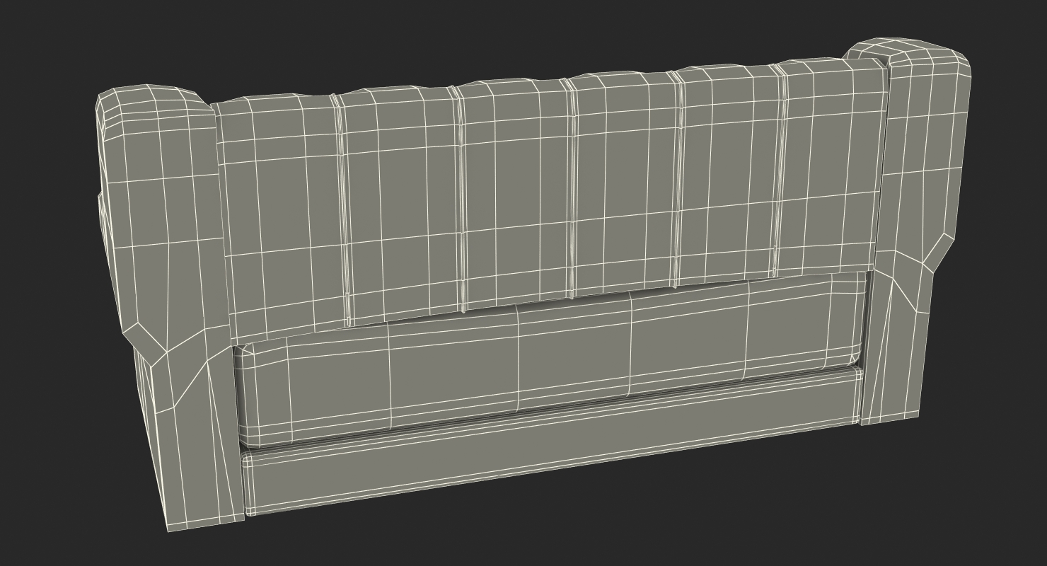 3D Leather Chair model
