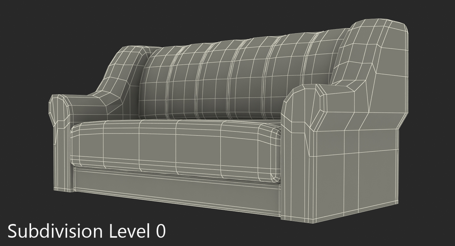3D Leather Chair model