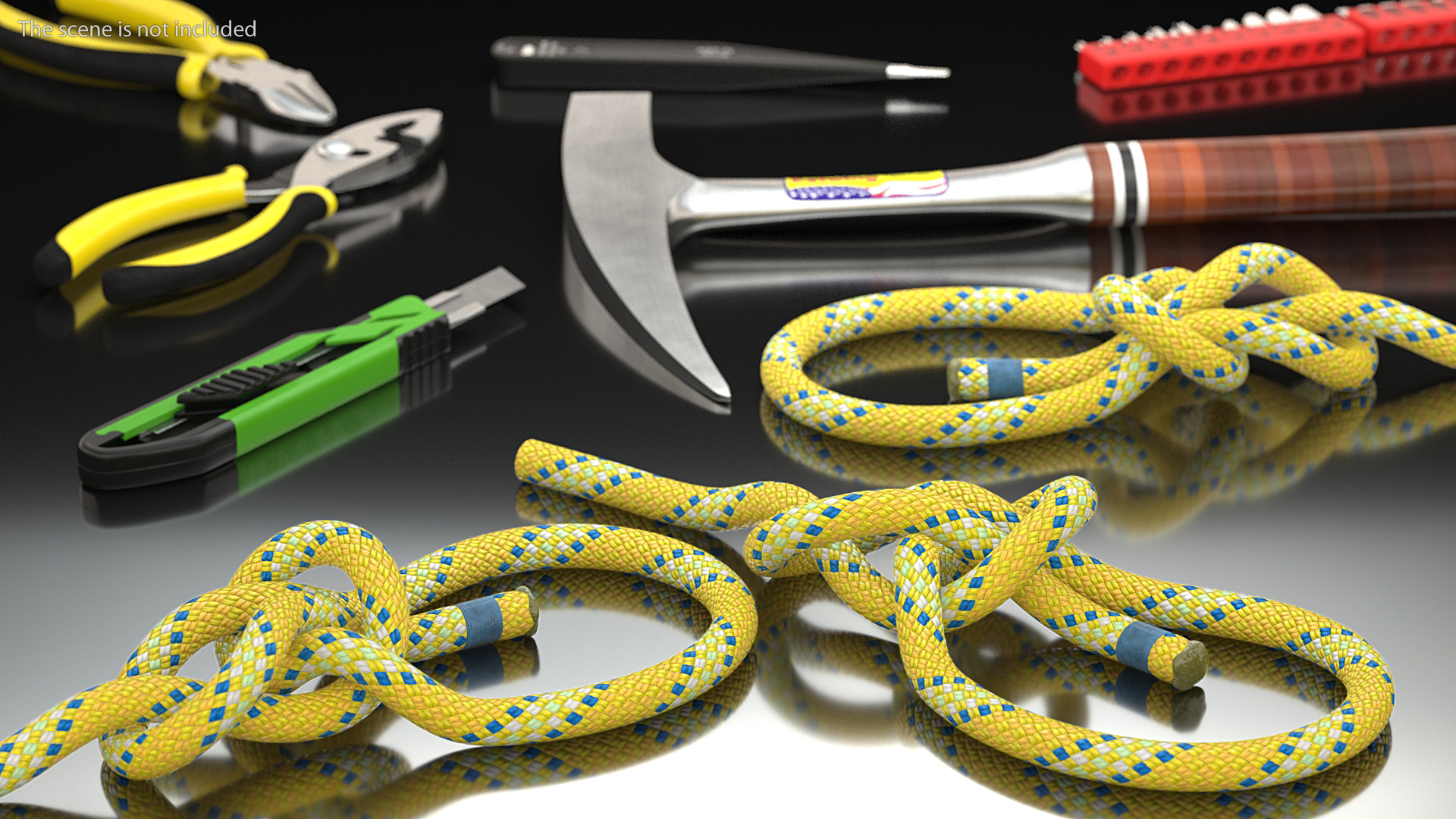 Bowline Rope Knot 3D