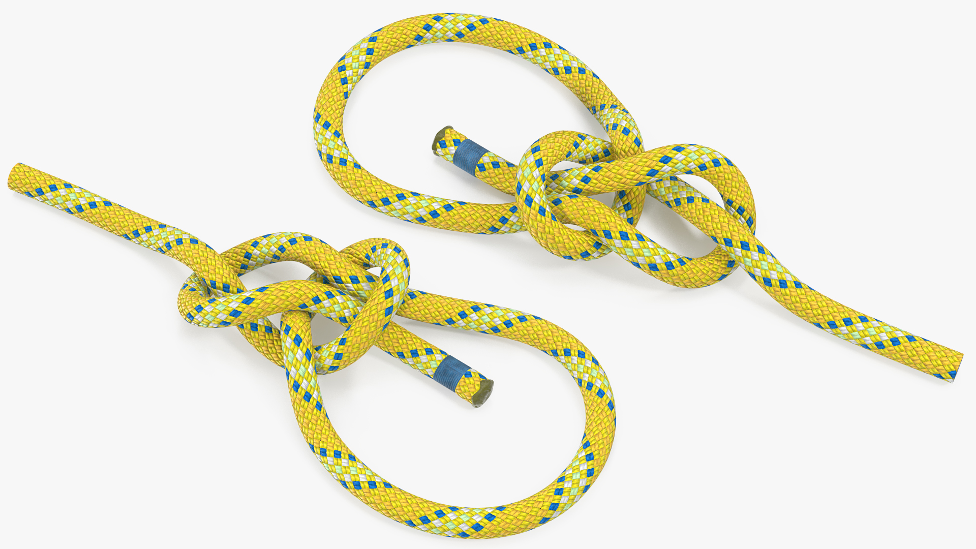 Bowline Rope Knot 3D